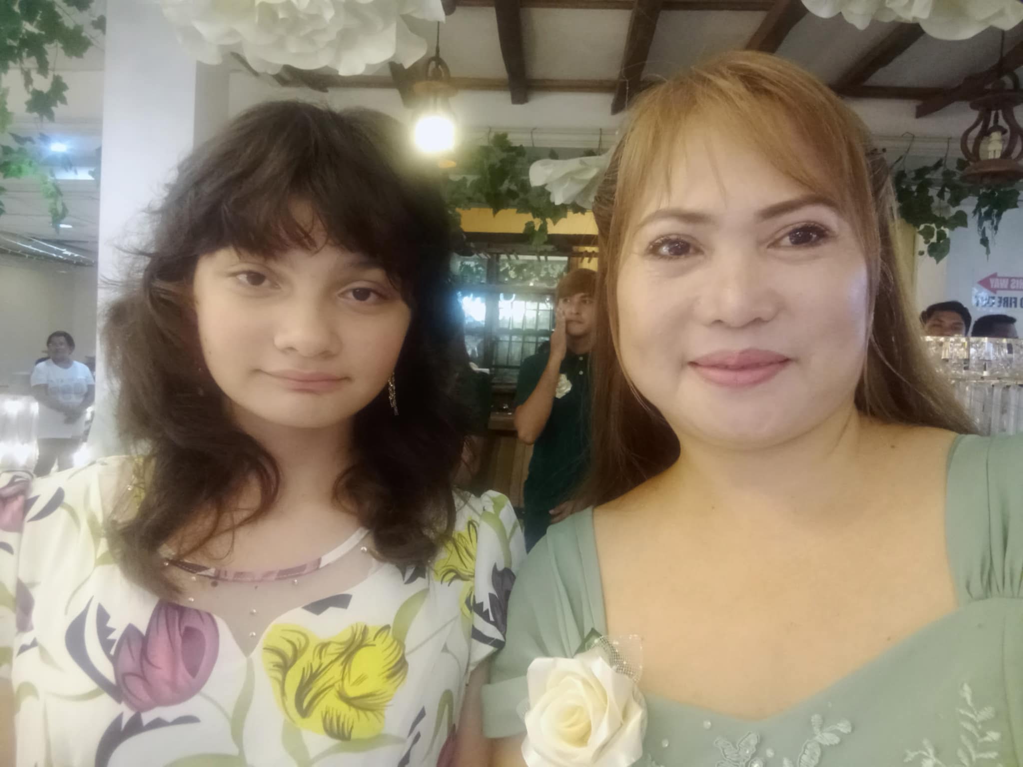 Lilibeth with her daughter